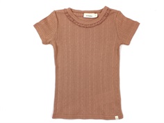 Lil Atelier mocha mousse top